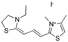 3,4-DIMETHYL-3'-ETHYL-2,2'-THIAZOLINO-THIAZOLOCARBOCYANINE IODIDE Struktur