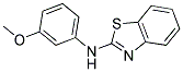 BENZOTHIAZOL-2-YL-(3-METHOXY-PHENYL)-AMINE Struktur