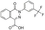 4-OXO-3-[3-(TRIFLUOROMETHYL)PHENYL]-3,4-DIHYDRO-1-PHTHALAZINECARBOXYLIC ACID Struktur