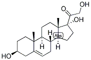 5-PREGNEN-3-BETA, 17,21-TRIOL-20-ONE Struktur