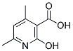 2-HYDROXY-4,6-DIMETHYLNICOTINIC ACID Struktur