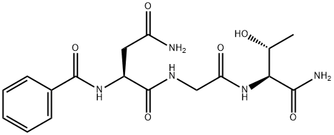 BZ-ASN-GLY-THR-NH2 Struktur