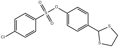 4-(1,3-DITHIOLAN-2-YL)PHENYL 4-CHLOROBENZENESULFONATE Struktur