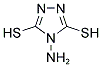 4-AMINO-4H-1,2,4-TRIAZOLE-3,5-DITHIOL Struktur