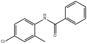 N-(4-CHLORO-2-METHYLPHENYL)BENZENECARBOXAMIDE Struktur