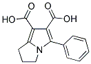 5-PHENYL-2,3-DIHYDRO-1H-PYRROLIZINE-6,7-DICARBOXYLIC ACID Struktur