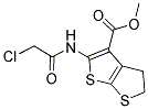 METHYL 2-[(2-CHLOROACETYL)AMINO]-4,5-DIHYDROTHIENO[2,3-B]THIOPHENE-3-CARBOXYLATE Struktur