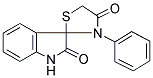 3'-PHENYLSPIRO(2,3-DIHYDRO-1H-INDOLE-3,2'-THIAZOLIDINE)-2,4'-DIONE Struktur