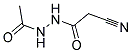 N'1-ACETYL-2-CYANOETHANOHYDRAZIDE Struktur