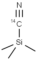 TRIMETHYLSILYL CYANIDE, [14C] Struktur