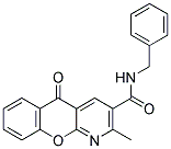 N-BENZYL-2-METHYL-5-OXO-5H-CHROMENO[2,3-B]PYRIDINE-3-CARBOXAMIDE Struktur