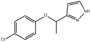 5-(1-PHENOXYETHYL)-1H-PYRAZOLE Struktur