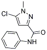 N3-PHENYL-5-CHLORO-1-METHYL-1H-PYRAZOLE-3-CARBOXAMIDE Struktur