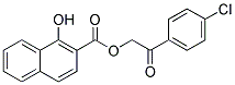 2-(4-CHLOROPHENYL)-2-OXOETHYL 1-HYDROXY-2-NAPHTHOATE Struktur