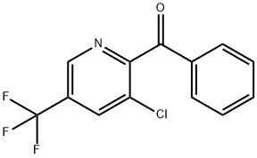 [3-CHLORO-5-(TRIFLUOROMETHYL)-2-PYRIDINYL](PHENYL)METHANONE Struktur