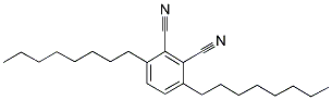 3,6-DIOCTYLOXY-1,2-BENZENEDICARBONITRILE Struktur