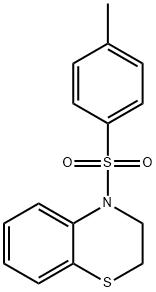 4-[(4-METHYLPHENYL)SULFONYL]-3,4-DIHYDRO-2H-1,4-BENZOTHIAZINE Struktur