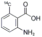 6-METHYL ANTHRANILIC ACID, [METHYL-14C] Struktur