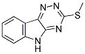 3-METHYLTHIO-1,2,4-TRIAZINO[5,6-B]INDOLE Struktur