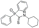 N-CYCLOHEXYLOXO(DIPHENYL)PHOSPHORANECARBOTHIOAMIDE Struktur