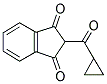 2-(CYCLOPROPYLCARBONYL)INDANE-1,3-DIONE Struktur