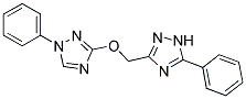 1-PHENYL-1H-1,2,4-TRIAZOL-3-YL (5-PHENYL-1H-1,2,4-TRIAZOL-3-YL)METHYL ETHER Struktur