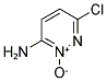 6-CHLOROPYRIDAZIN-3-AMINE 2-OXIDE Struktur