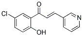 1-(5-CHLORO-2-HYDROXYPHENYL)-3-(3-PYRIDYL)PROP-2-EN-1-ONE Struktur