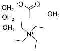 TETRAETHYLAMMONIUM ACETATE TETRAHYDRATE Struktur