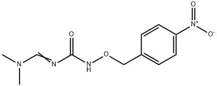 N-[(DIMETHYLAMINO)METHYLENE]-N-[(4-NITROBENZYL)OXY]UREA Struktur