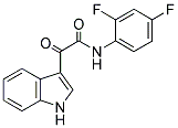 N-(2,4-DIFLUOROPHENYL)-2-INDOL-3-YL-2-OXOETHANAMIDE Struktur