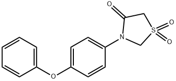 3-(4-PHENOXYPHENYL)-1LAMBDA6,3-THIAZOLANE-1,1,4-TRIONE Struktur