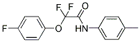 2,2-DIFLUORO-2-(4-FLUOROPHENOXY)-N-(4-METHYLPHENYL)ACETAMIDE Struktur