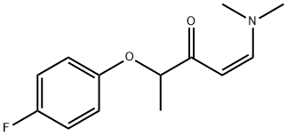 1-(DIMETHYLAMINO)-4-(4-FLUOROPHENOXY)-1-PENTEN-3-ONE Struktur