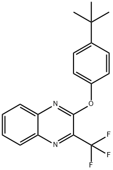 2-[4-(TERT-BUTYL)PHENOXY]-3-(TRIFLUOROMETHYL)QUINOXALINE Struktur