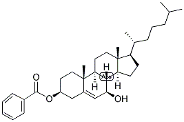 5-CHOLESTEN-3-BETA, 7-BETA-DIOL 3-BENZOATE Struktur