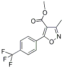 METHYL 3-METHYL-5-[4-(TRIFLUOROMETHYL)PHENYL]ISOXAZOLE-4-CARBOXYLATE Struktur