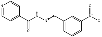 N'-(3-NITROBENZYLIDENE)ISONICOTINOHYDRAZIDE Struktur