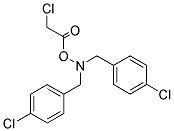 N-[(2-CHLOROACETYL)OXY]-N,N-BIS(4-CHLOROBENZYL)AMINE Struktur