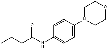 N-(4-MORPHOLINOPHENYL)BUTANAMIDE Struktur