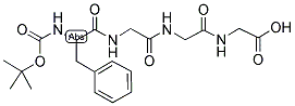 BOC-PHE-GLY-GLY-GLY-OH Struktur