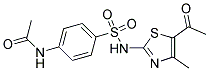 N-(4-(((3-ACETYL-4-METHYL-2,5-THIAZOLYL)AMINO)SULFONYL)PHENYL)ETHANAMIDE Struktur