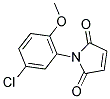 1-(5-CHLORO-2-METHOXY-PHENYL)-PYRROLE-2,5-DIONE Struktur