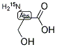 L-SERINE (15N) Struktur