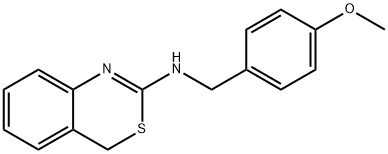 N-(4-METHOXYBENZYL)-4H-3,1-BENZOTHIAZIN-2-AMINE Struktur