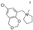 1-[(6-CHLORO-4H-1,3-BENZODIOXIN-8-YL)METHYL]-1-METHYLTETRAHYDRO-1H-PYRROLIUM IODIDE Struktur