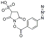 N-HYDROXYSULFOSUCCINIMIDYL-4-AZIDOBENZOATE Struktur