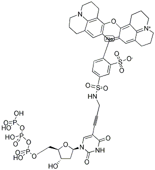 CHROMATIDE(TM) TEXAS RED(R)-5-DUTP Struktur