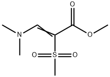 METHYL 3-(DIMETHYLAMINO)-2-(METHYLSULFONYL)ACRYLATE Struktur