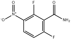 2,6-DIFLUORO-3-NITROBENZAMIDE Struktur